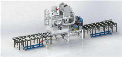 Roller Conveyor Shot Blast Machine