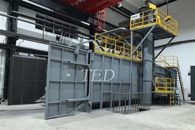 Trolley Type Shot Blasting Machine