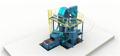 Wire Mesh Belt Shot Blasting Machine