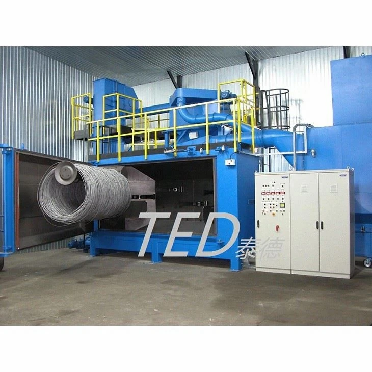 Shotblasting Machines for Coiled Wire