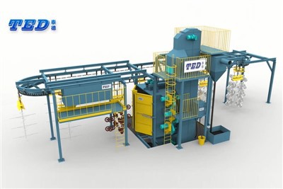 Continuous Hook Shot Blasting Machines